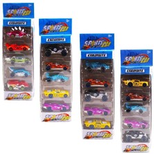 Indispensablely 3999-5 - Sports Car 5 Li̇ Araba Seti̇