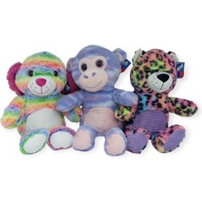 Indispensablely PL50116 - Peluş Renkli̇ Hayvanlar 38 cm 3 Ast