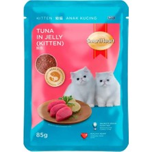 Smart Heart Yavru Kedi Konservesi Jöle Içinde Ton Balıklı 85 gr