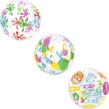 Indispensablely Splash & Play Beach Ball 61 Cm, Sutopu -Deniztopu- 31001