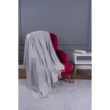 Miracolo Home 180*220 Cm. Organik 3'lü Koltuk Kanepe Çekyat Örtüsü Pamuklu Büyük Boy El Bağlamalı Çok Amaçlı Örtü