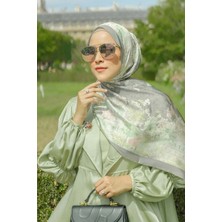 Buttonscarves Parisian Saten Şal - Jardin