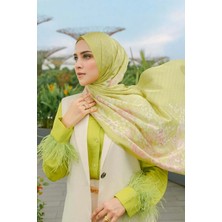 Buttonscarves Singapore Saten Şal - Kaya Toast