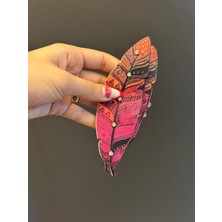 Gönülden Tasarım 3 Boyutlu Etnik Desen Yaprak Arma Dikiş Aksesuarı 16X5 cm