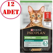 Pro Plan Sterilised Biftekli Pouch Kısır Kedi Konservesi 85 gr 12 Ad