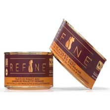 Refine Kısırlaştırılmış Kedi Konservesi Tavuk Jambonlu ve Peynirli 85 gr