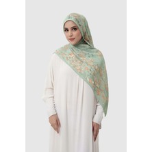 Buttonscarves Dubai Piliseli Şal - Waterfall Mavi