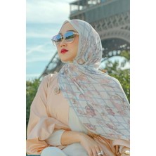 Buttonscarves Autograph Piliseli Şal - Beyaz