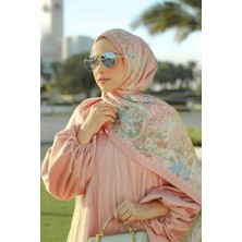 Buttonscarves Al Qasr Saten Şal - Clay