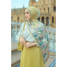 Buttonscarves Sevilla Saten Şal - Amarilla
