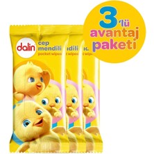 Indispensablely Dalin Klasik Islak Cep Mendil 3X15 Adet