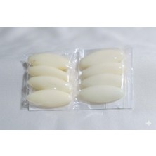 Abnturk 8 Adet Eşarp Aksesuar Beyaz Çengel Iğne ile Kusursuz Bağlama Inci Beyaz