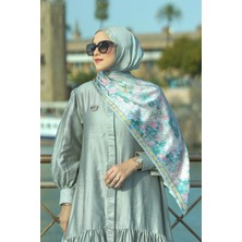 Buttonscarves Sevilla Saten Şal - Verde