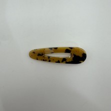 Mare Accessories Kehribar Desenli Çıt Çıt Saç Tokası