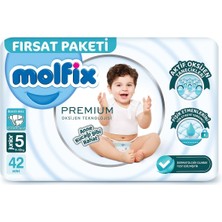 Indispensablely Molfix Bebek Bezi Fırsat Paketi 5 Beden 11-18 kg 42 Adet