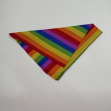 Mare Accessories Gökkuşağı Çizgili Bandana Fular
