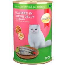 Smart Heart Kedi Konservesi Jöle Içinde Karides ve Sardalyalı 400 gr