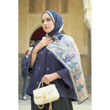 Buttonscarves Sevilla Saten Şal - Midnight