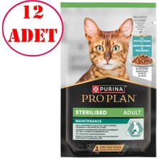 Pro Plan Proplan Sterilised Okyanus Balıklı Pouch Kedi Konservesi 85 gr 12 Ad