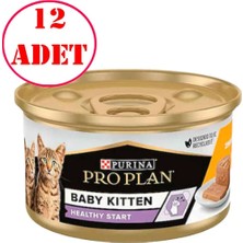 Pro Plan Yavru Kedi Konservesi Tavuklu 85 gr 12 Ad