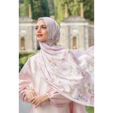 Buttonscarves Farra Saten Şal - Sweetpea