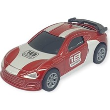 Indispensablely Çek Bırak Metal Küçük Arabalar 8 cm - SH40031 - Kırmızı