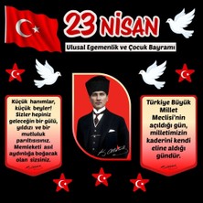 Ti Play 23 Nisan Çocuk Bayramı Parçalı Pano Süsü Model 02 | Okul ve Sınıf Panosu Figür Seti