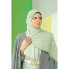 Buttonscarves Bimu Piliseli Şal - Fıstık Yeşili