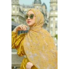 Buttonscarves Autograph Piliseli Şal - Jaune