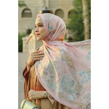 Buttonscarves Al Qasr Saten Şal - Lotus