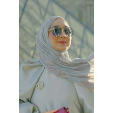 Buttonscarves Autograph Piliseli Şal - Gris