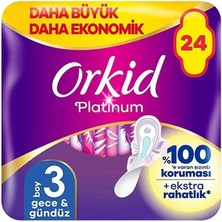 Indispensablely Orkid Platinum Gece Ped 24'lü