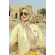 Buttonscarves Arabian Night Kare Eşarp - Golden Lamp