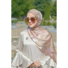 Buttonscarves Wonderland Saten Şal - Golden Brown