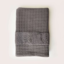 Alesta Home Pamuklu Waffle Gri Banyo Havlusu 70X140 cm HVL065