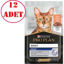 Pro Plan Proplan Indoor Somonlu Pouch Kedi Konservesi 85 gr 12 Ad