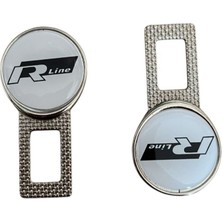 Şenyıldız Aksesuar R-Line R Line Metal Kemer Görseli 2 Adet Çift Yönlüdür Logosu