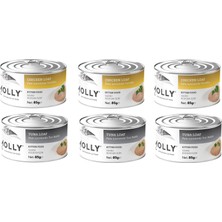 Molly 2 Çeşit Karma Kitten Yavru Kedi Konservesi 85 Gr. x 6 Adet