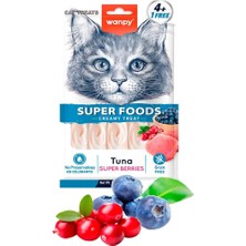 Wanpy Kedi Ödülü Ton Balıklı Yaban Mersini & Kızılcıklı 14 gr x 5 Li