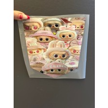 Gönülden Tasarım Ütü Ile Yapışan Labubu Cep Arma  16X14 cm