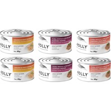Molly 3 Çeşit Karma Yetişkin Kedi Konservesi 85 Gr. x 6 Adet