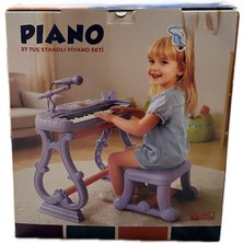 Dorasan URT033-003 Ayaklı 37 Tuş Piano Org - Lila
