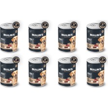 Bialin's 8'li Yetişkin Köpek Maması - Biftekli 400 Gram