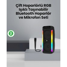 Balkan Grup Taşınabilir Şarjlı Hoparlör Usb, Sd Kart, Aux Girişli