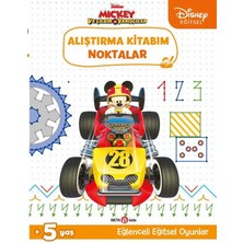Gray Line Gry Nessiworld Eğitsel Mickey ve Çılgın Yarışçılar Alıştırma Kitabım Noktalar Nel1