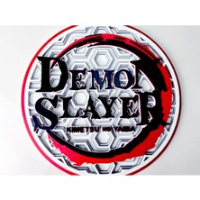 North Edge 3D Demon Slayer Kimetsu No Yaiba 3D Duvar Dekoru – Anime Temalı Katmanlı Tablo – 18 cm