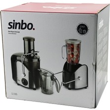 My Best Store Katı Meyve - Sebze Sıkacak Blender Set 600W 1000ML Meyve Suyu Haznesi 2n1 SJ-3195 (4887) Mybeststor
