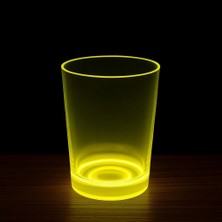 MegaSepet Mey Ithalat® Partyglow Neon Sarı Bardak 8.5 x 10.5 cm