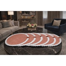 Armağan Garajı Doğal Jüt Ip 6 Lı Supla – El Yapımı Hasır Amerikan Servis Masa Dekoru Ölçü ve Renk Bilgisi Açıklamad