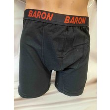 Shine Elagance Lacivert %100PAMUK Düz Renk Rahat Kullanışlı Erkek Boxer